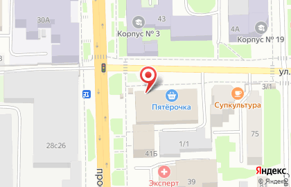 Кафе-блинная Сибирские блины на проспекте Ленина, 41 на карте