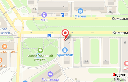 Гипермаркет Ассортимент на Комсомольской на карте