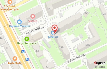 Фитнес-клуб Атлет на улице Крупской на карте