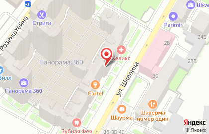 Сеть лаундж-баров Cartel в Санкт-Петербурге на карте