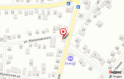 Продуктовый магазин Экспресс на улице 8-я Линия на карте