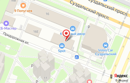 Автосервисная мастерская на проспекте Просвещения на карте