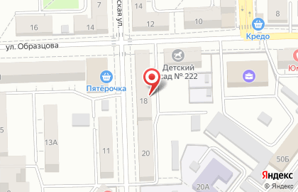Фарватер на Верхнеуральской улице на карте