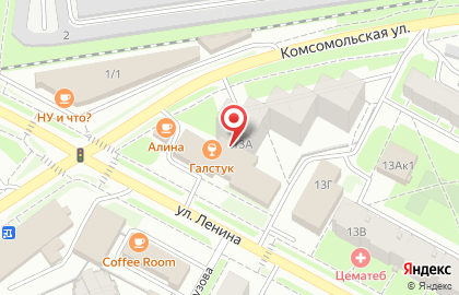 Торгово-монтажная компания Дверной на улице Ленина на карте