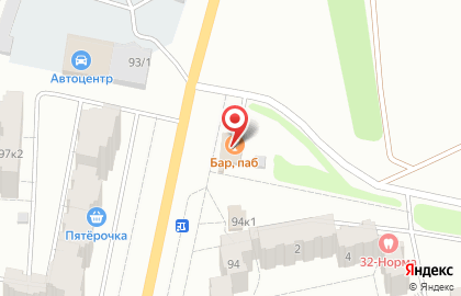 Фастфуд в Железногорске на карте
