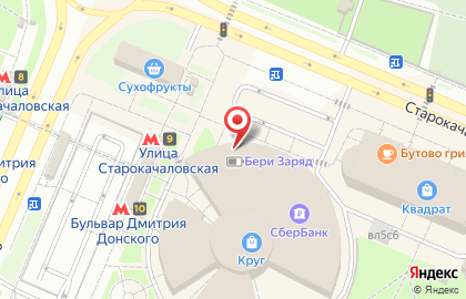 Магазин парфюмерии и косметики Рив Гош на Старокачаловской на карте