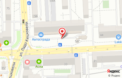 СТРЕКОЗА на улице Ладо Кецховели на карте