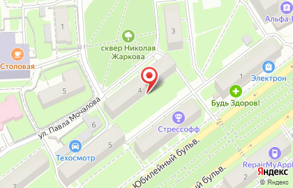 ООО Ломбард ЛЕВ на улице Павла Мочалова на карте