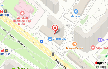 Компания Купи-кроватку.ру на Митинской улице на карте