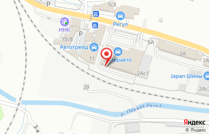 Столовая Ложка в Первореченском районе на карте