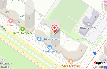Детский сад Две ладошки в Орджоникидзевском районе на карте