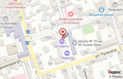 Гостиница в Махачкале на карте