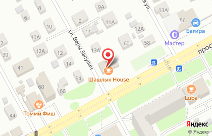 Кафе Шашлык House на проспекте Декабристов на карте