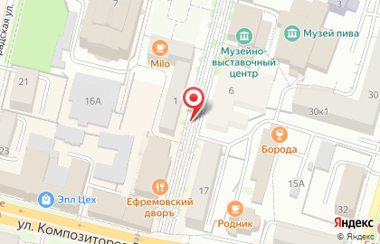 Театральное на карте