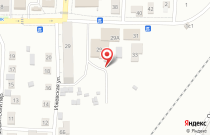 Автостоянка в Томске на карте