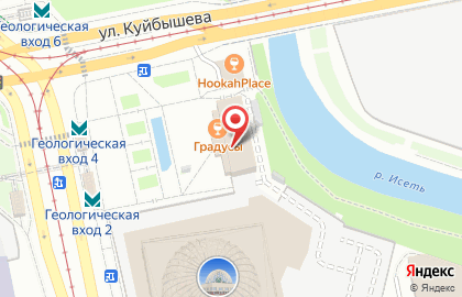 Ресторан быстрого питания Pizza mia в Ленинском районе на карте