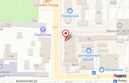 Магазин газового оборудования ГазЦентрСервис на Октябрьской улице на карте