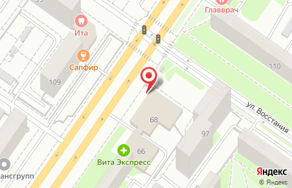 Банкомат УБРиР на улице Бакинских Комиссаров на карте