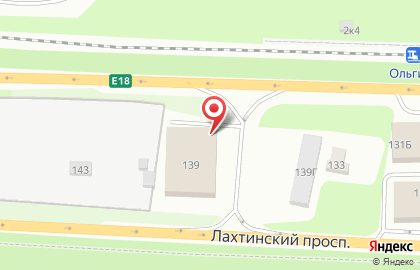Строймаркет Сатурн на Лахтинском проспекте на карте