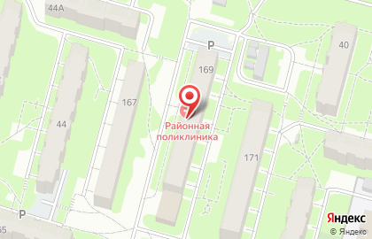 Череповецкая центральная районная поликлиника на проспекте Победы на карте