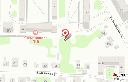 Пензенская стоматологическая поликлиника в Первомайском районе на карте