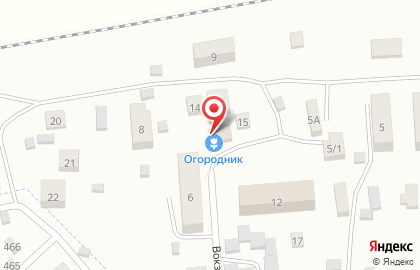 Продуктовый магазин Радуга на Вокзальной улице на карте