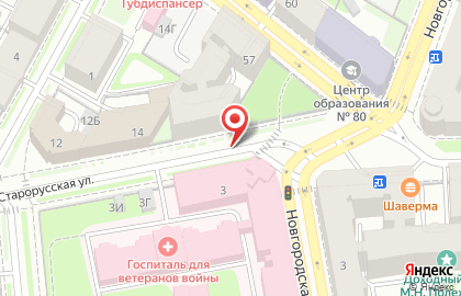 Больница # 46 Святой Евгении. Центр для Жителей Блокадного Ленинграда на карте