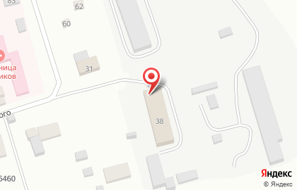 Производственная база на улице Луначарского на карте