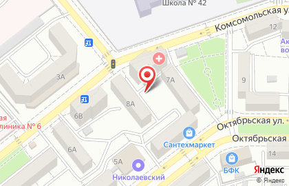 Мастерская на Комсомольской на карте