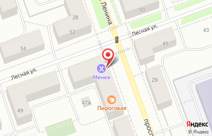 Продуктовый магазин Гарант на проспекте Ленина на карте