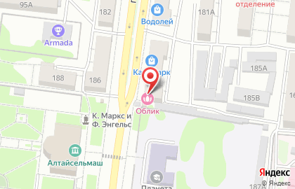Салон красоты О`блик на карте