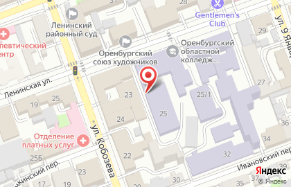Банкомат Уральский банк реконструкции и развития на Ленинской улице, 25 на карте