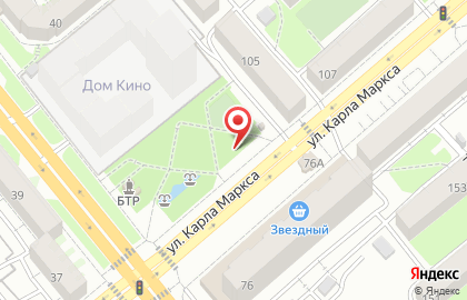 Пивбанкъ на улице К.Маркса на карте