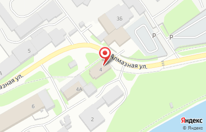 Мастерская Изготовление памятников на Алмазной улице на карте