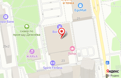 Супермаркет Да! в Москве на карте
