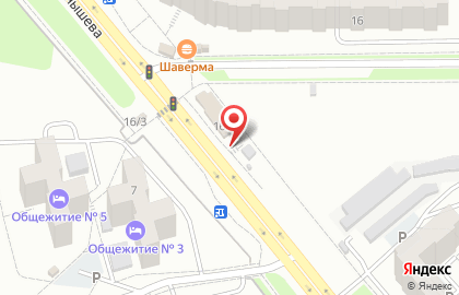 Кафе быстрого питания DёnDёner на улице Петра Словцова на карте