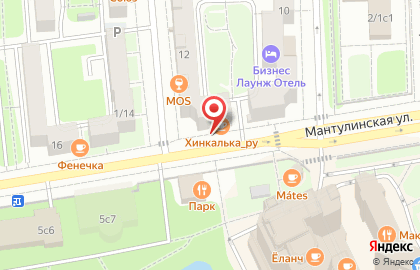Гастроном в Москве на карте