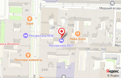 Мини-отель SuperHostel на улице Маяковского на карте