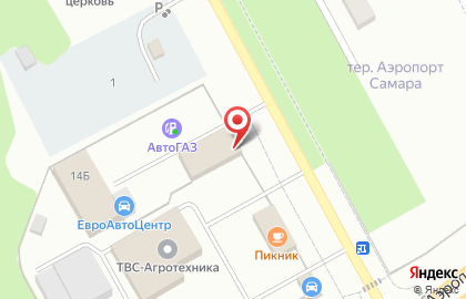 Торгово-сервисная компания Мотор в Красноглинском районе на карте