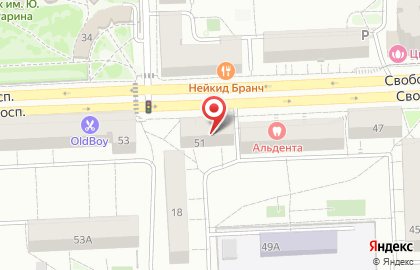Магазин Техник в Железнодорожном районе на карте