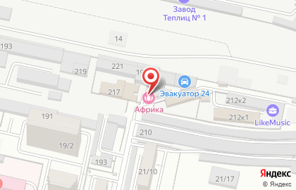 Банный клуб Африка на карте