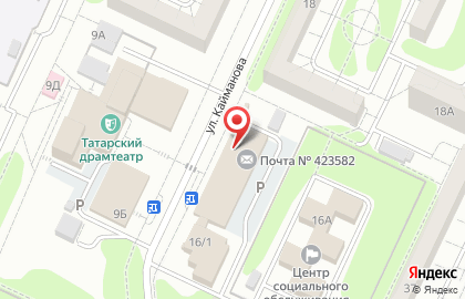 Продовольственный магазин Факторiя в Нижнекамске на карте