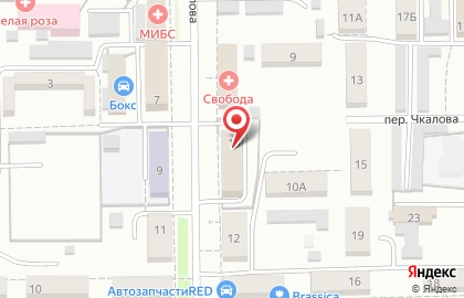 Пейнтбольный клуб Гроза на улице Чкалова на карте
