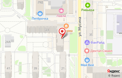 Магазин разливного пива Хмельная в Ново-Савиновском районе на карте