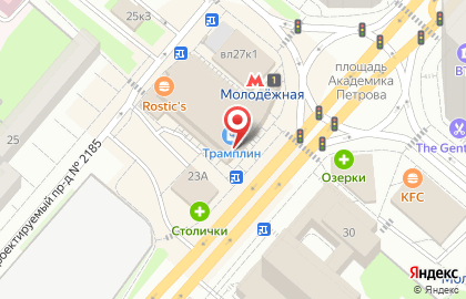 Киоск фастфудной продукции на Ярцевской улице на карте