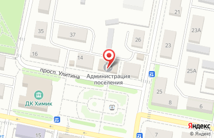 Администрация муниципального образования рп. Первомайский в Туле на карте