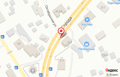 Киоск по продаже фруктов и овощей Natural food на карте