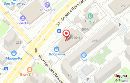 Правиль пиво на улице Бориса Богаткова на карте
