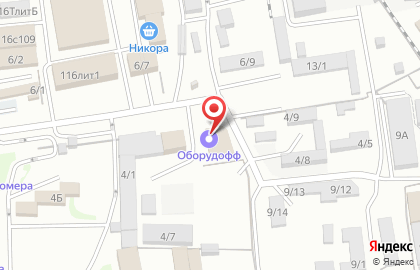 Оборудофф на карте