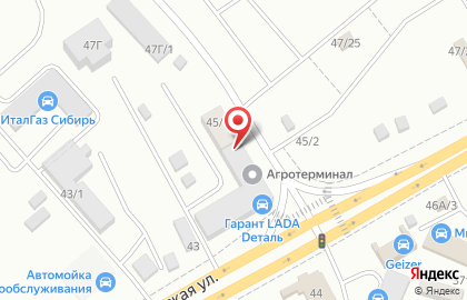 Автомагазин Гарант на Ястынской улице на карте